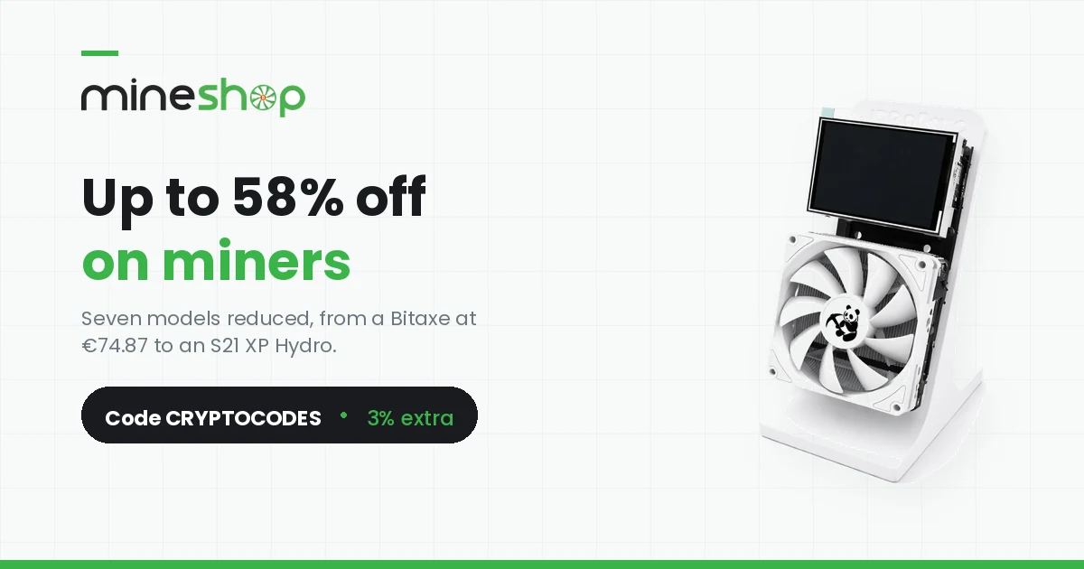 Article image for: Up to 58% off seven miners at MineShop