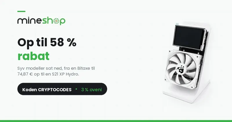 Artikelbillede til: MineShop-tilbud: syv minere med op til 58 % rabat